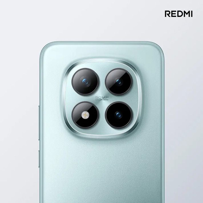 Xiaomi представила официальные изображения Redmi Note 15 Pro+ в лазурно-голубом цвете